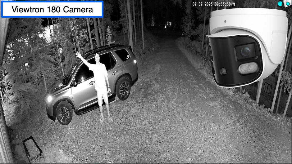 180 Degree Security Camera IR