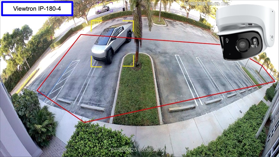 180 IP Camera AI Software Car Detection