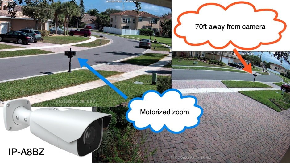 4K IP Camera Motorized with Varifocal Lens