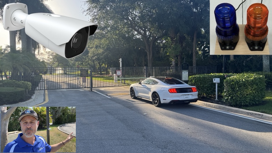 automatic license plate recognition camera gate access control