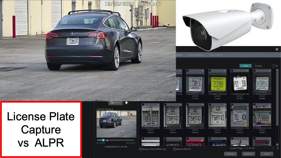 ALPR camera vs license plate capture