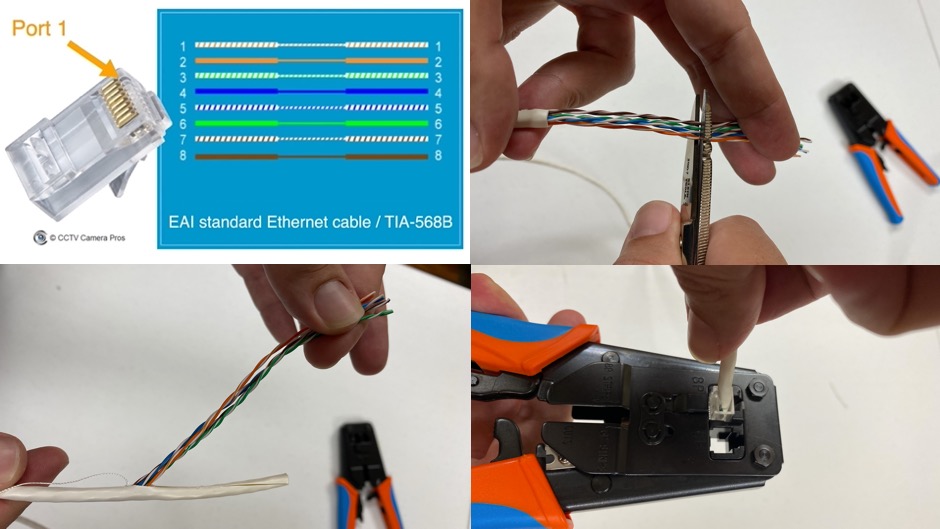 How-to Crimp RJ45 Connectors on CAT5e Cable