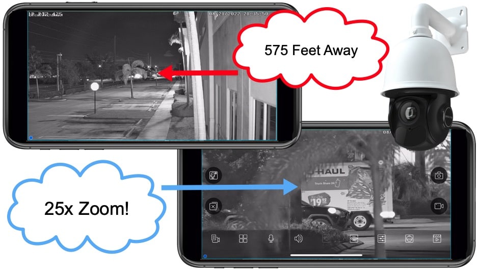 IR PTZ Camera iPhone App