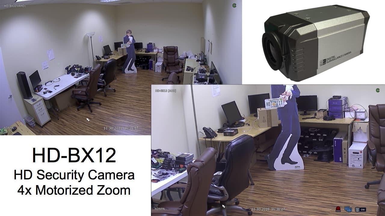 Motorized Zoom Lens CCTV Camera