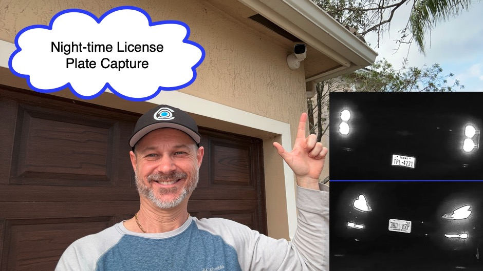 Night Time License Plate Capture