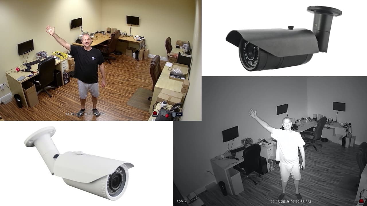 Outdoor Security Camera with-IR Night Vision