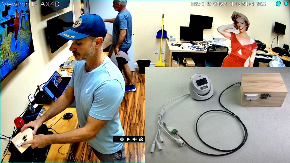 Security Camera Alarm