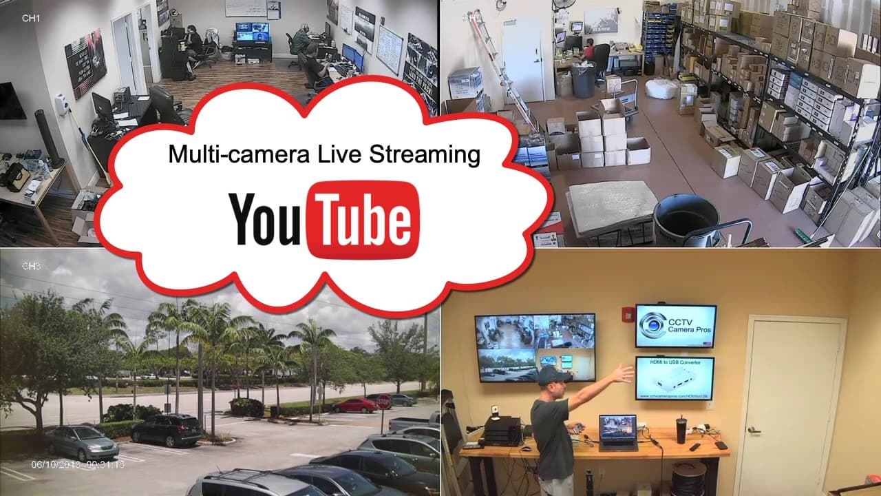 multi camera live streaming